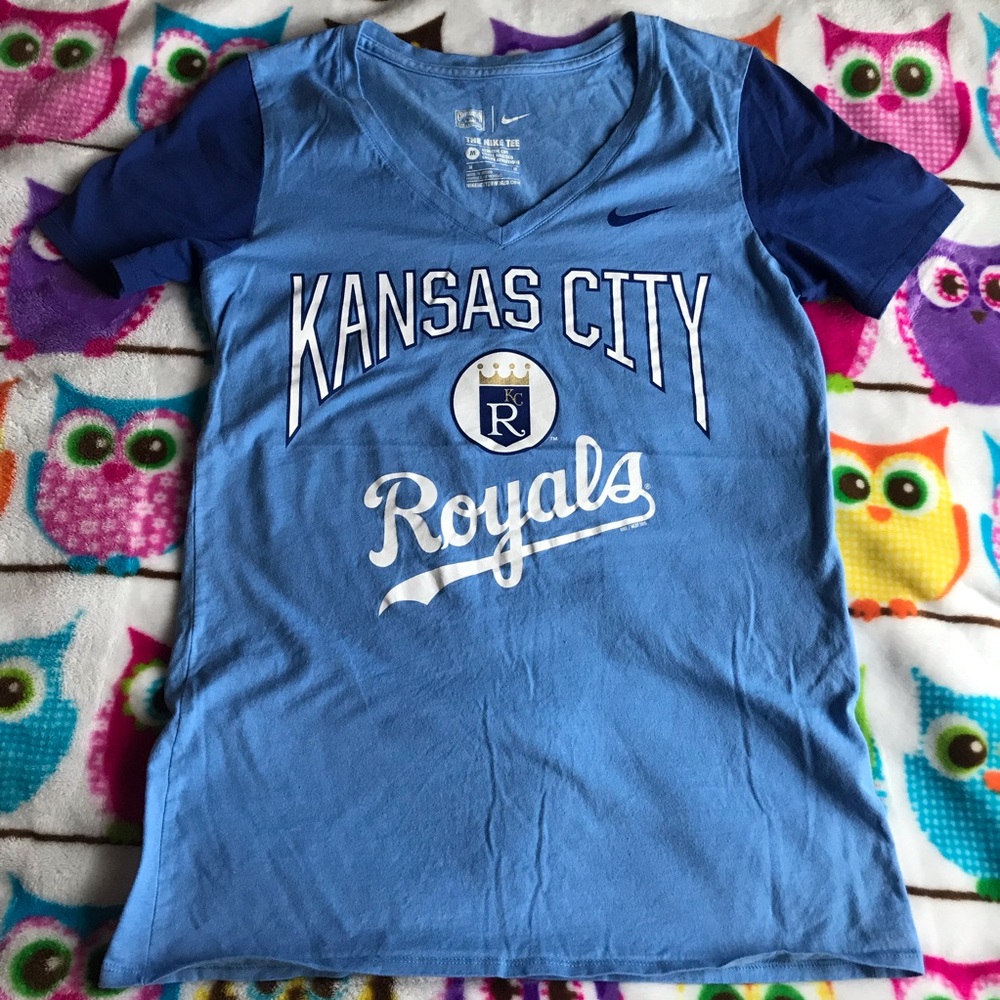 Nike Blue Kansas City Royals Tee Size M